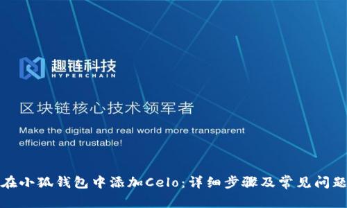 如何在小狐钱包中添加Celo：详细步骤及常见问题解答
